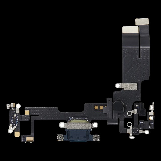 Flat connettore di ricarica per iPhone 14 (Used Service Pack Pull) (Mezzanotte)