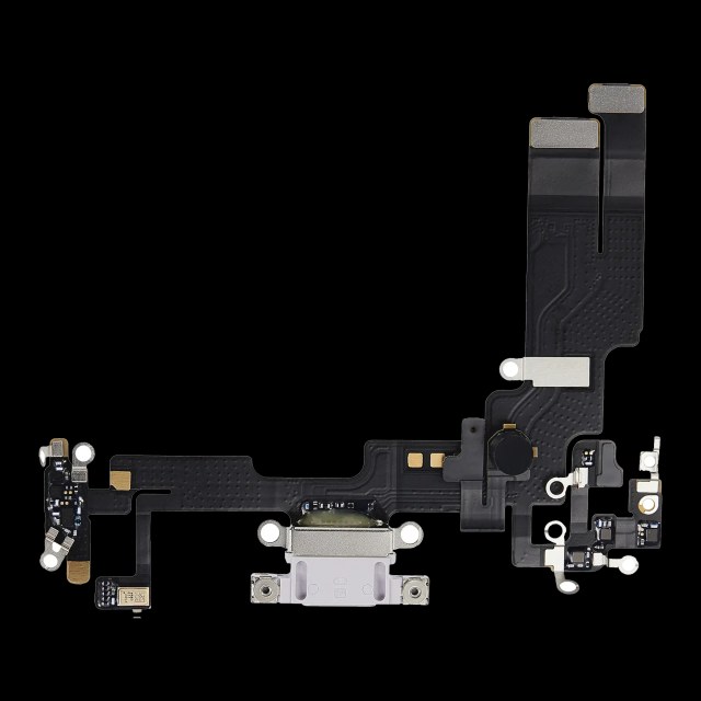 Flat connettore di ricarica per iPhone 14 (Used Service Pack Pull) (Viola)