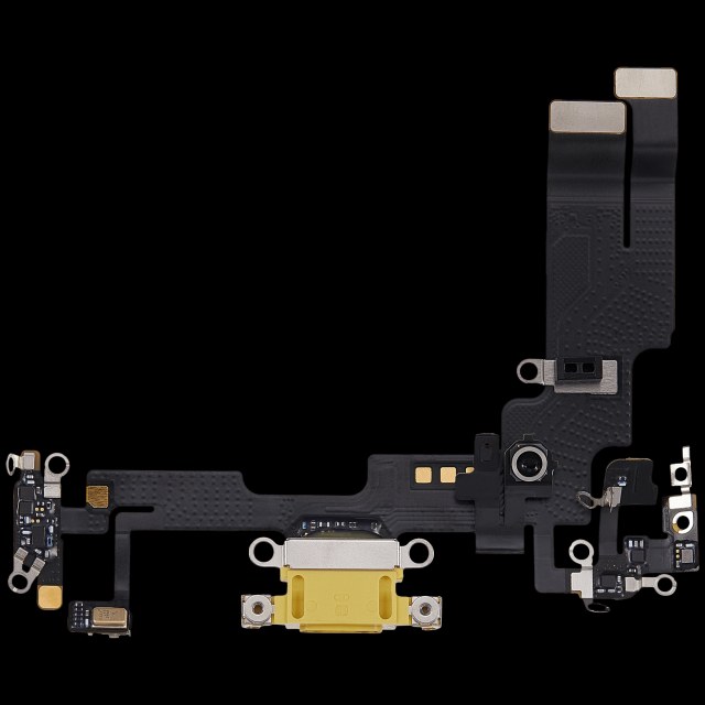 Flat connettore di ricarica per iPhone 14 (Used Service Pack Pull) (Giallo)