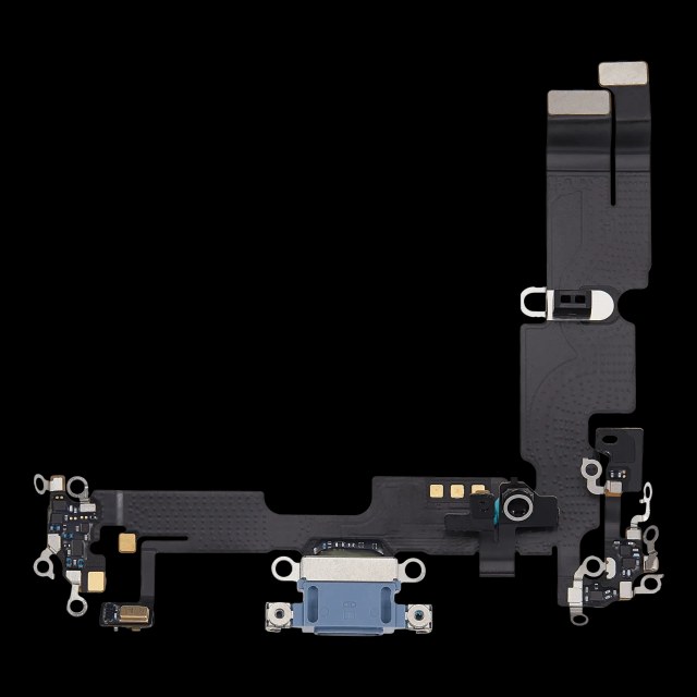 Flat connettore di ricarica per iPhone 14 Plus (Used Service Pack Pull) (Blu)