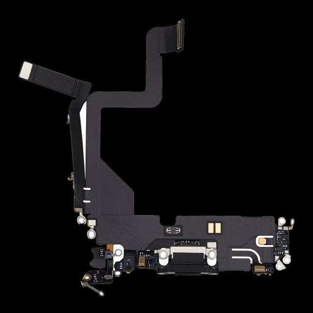Flat connettore di ricarica per iPhone 14 Pro (Used Service Pack Pull) (Nero siderale)