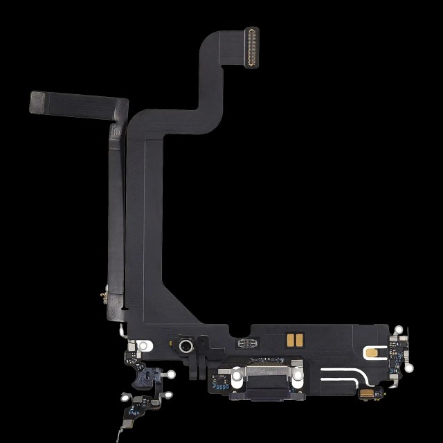 Flat connettore di ricarica per iPhone 14 Pro Max (Used Service Pack Pull) (Deep Viola)