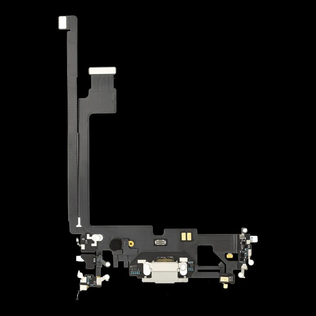 Flat connettore di ricarica per iPhone 12 Pro Max (Used Service Pack Pull) (Argento)