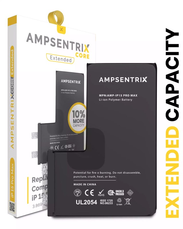 Batteria di ricambio per iPhone 15 Pro Max (Spot Welding Required)