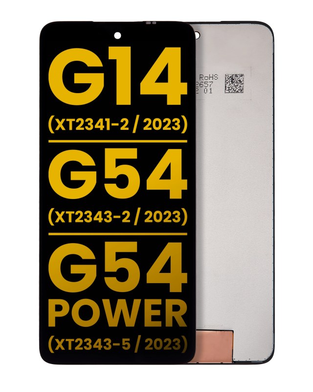 Display LCD completo senza Frame per Motorola Moto G14 (XT2341-2 / 2023) / Moto G54 (XT2343-2 / 2023) / Moto G54 Power (XT2343-5 / 2023) / Moto G64 5G (XT2431 / 2024) (Refurbished) (tutti i colori)