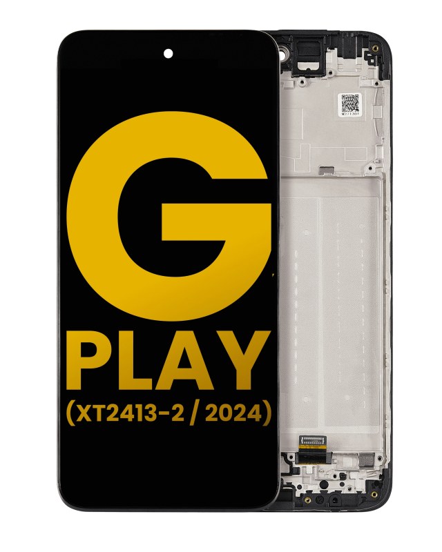 Display LCD completo con Frame per Motorola Moto G Play (XT2413 / 2024) (Refurbished) (tutti i colori)