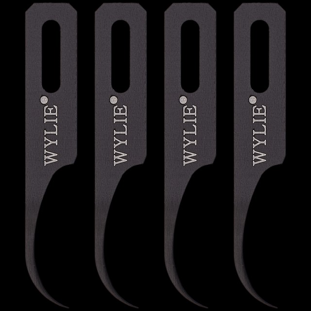 Scalpel blade - Side Glue Removal (Wylie WL-365E Model-C) (4 set pezzi)