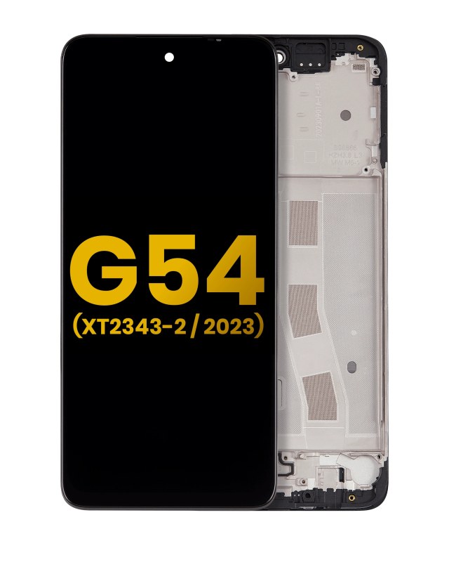 Display LCD completo con Frame per Moto G54 (XT2343 / 2023) (Refurbished) (tutti i colori)