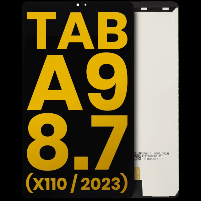 Display LCD completo senza Frame per Samsung Galaxy Tab A9 (X110) (2023) (solo WiFi) (Refurbished) (Nero)