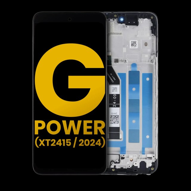 Display LCD completo con Frame per Motorola Moto G Power 5G (XT2415 / 2024) (Refurbished) (tutti i colori)