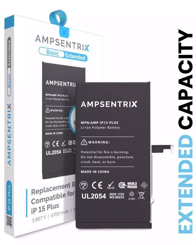 Batteria di ricambio per iPhone 15 Plus