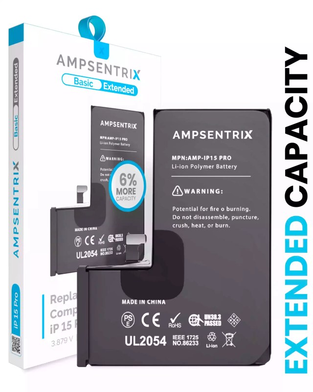 Batteria di ricambio per iPhone 15 Pro