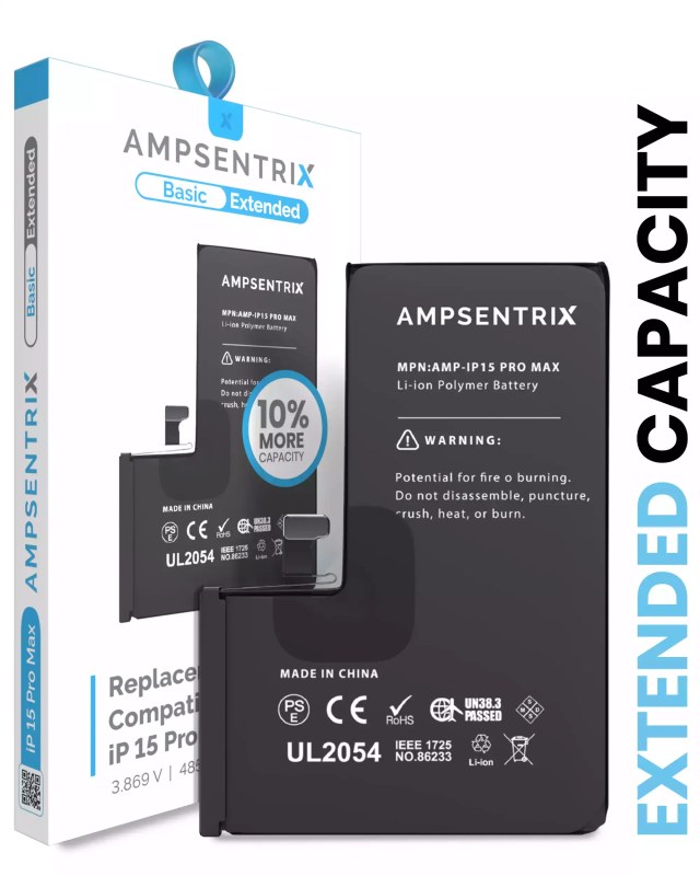 Batteria di ricambio per iPhone 15 Pro Max