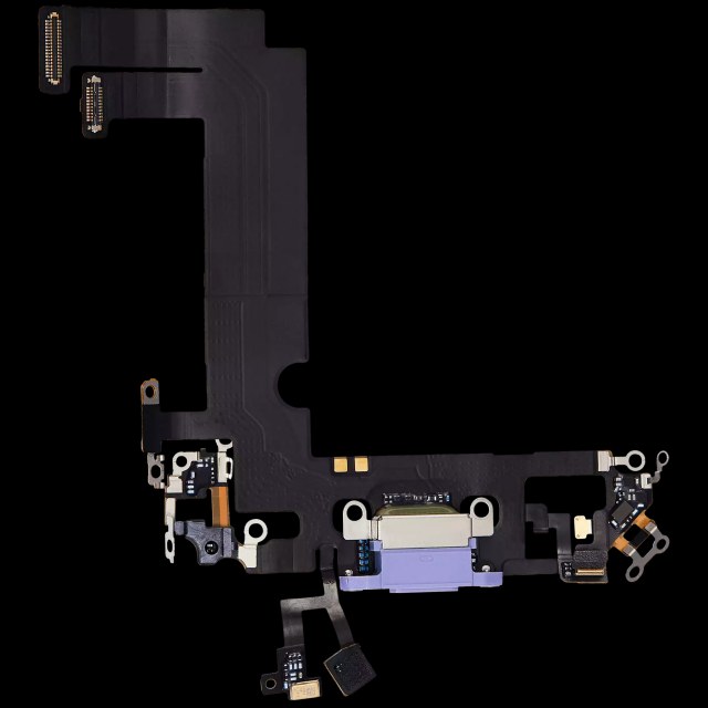 Flat connettore di ricarica per iPhone 12 Mini (Used Service Pack Pull) (Viola)