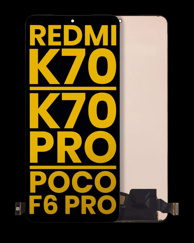 Display OLED completo senza Frame per Xiaomi Redmi K70 / K70 Pro / Poco F6 Pro (Refurbished) (tutti i colori)