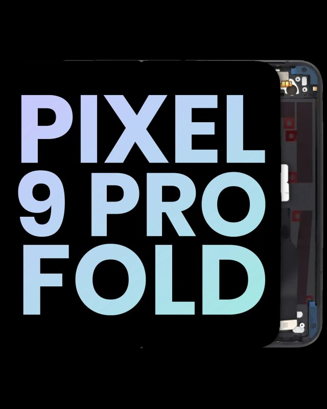 Inner OLED Display completo con Frame per Google Pixel 9 Pro Fold (Service Pack) (Carbon)