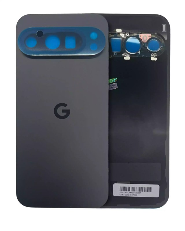 Cover posteriore per Google Pixel 9 Pro (Service Pack) (Obsidian)