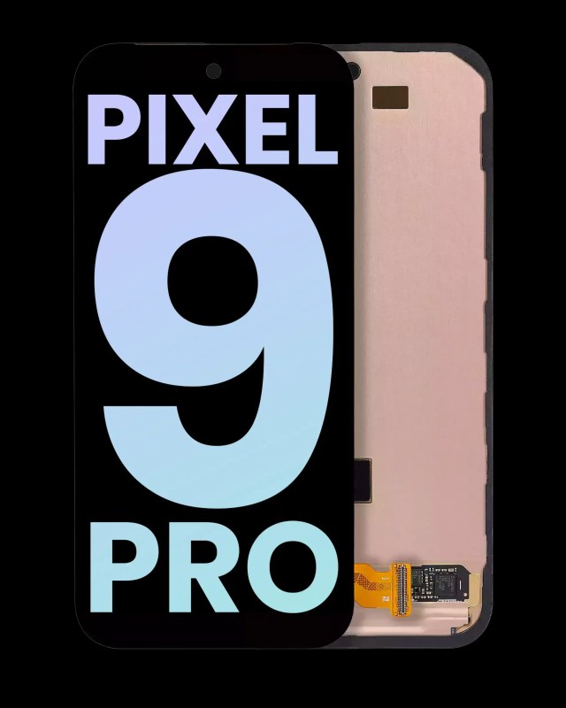 Display OLED completo con Frame (con Fingerprint Sensore) per Google Pixel 9 Pro (Service Pack) (tutti i colori)