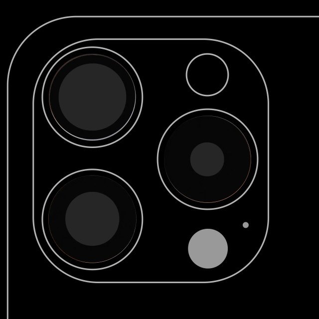 Lente fotocamera posteriore (solo vetro) con adesivo per iPhone 15 Pro (3 set pezzi) (Aftermarket Plus) (10 pezzi)