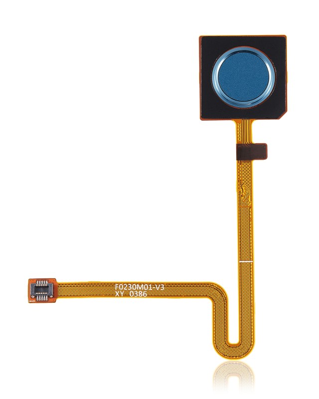 Fingerprint Reader con flat per LG Q60 (New Moroccan Blu)