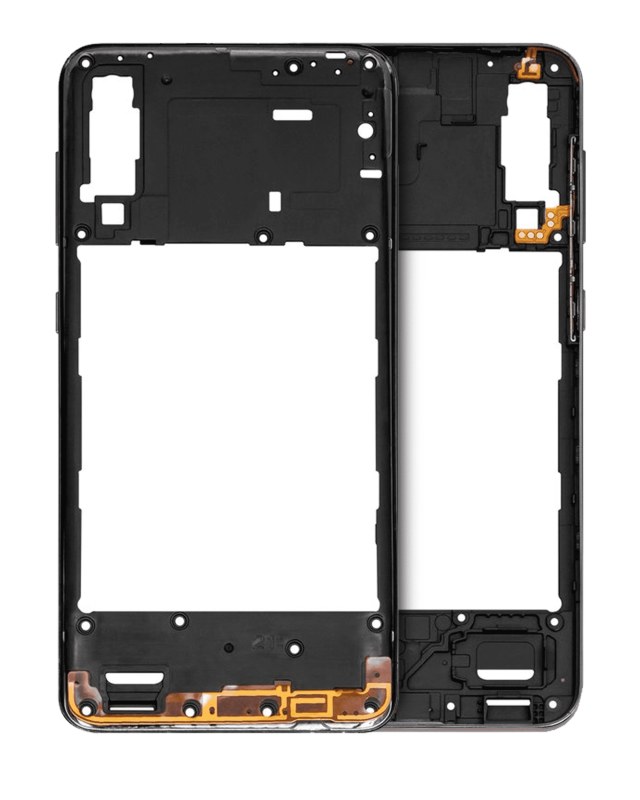 Frame centrale per Samsung Galaxy A30s (A307 / 2019) (Prism Crush Nero)