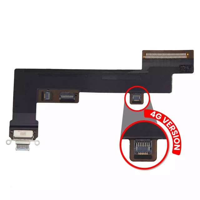 Flat connettore di ricarica per iPad Air 4 (Cellular) (Used Service Pack Pull: grado A) (Blu cielo)