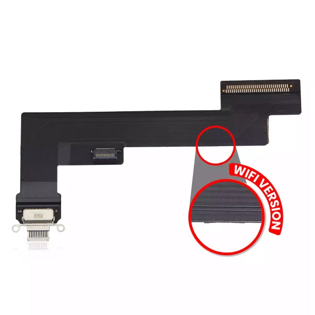 Flat connettore di ricarica per iPad Air 4 (solo WiFi) (Used Service Pack Pull: grado A) (Bianco)
