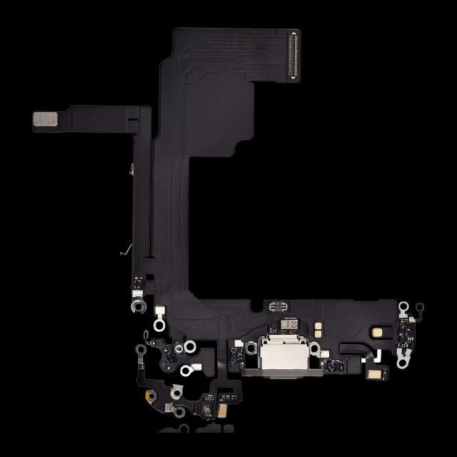 Flat connettore di ricarica per iPhone 15 Pro (Aftermarket Plus) (Titanio naturale)