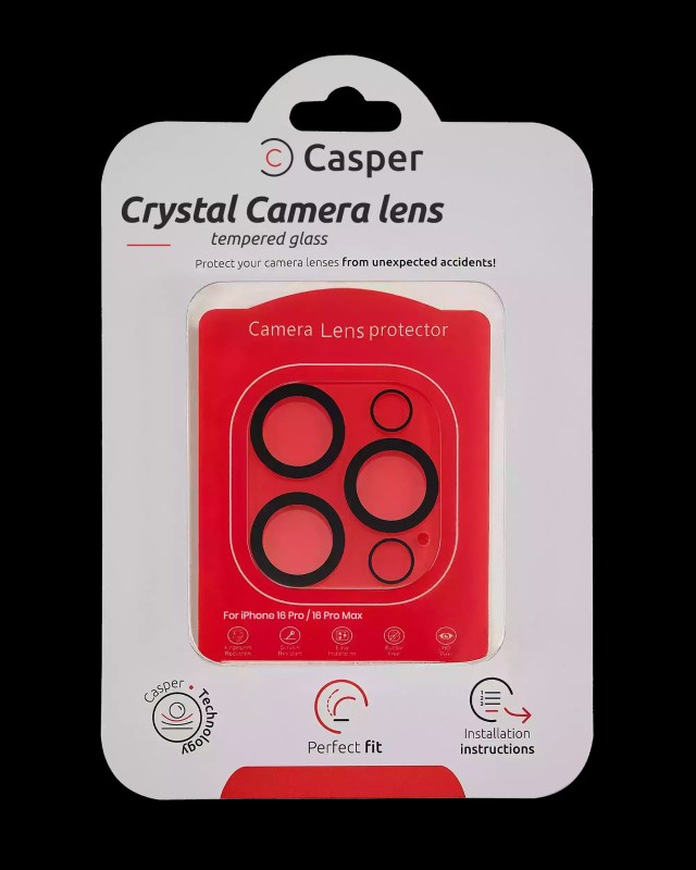 Vetro fotocamera Protector per iPhone 16 Pro / 16 Pro Max (Crystal Full Cover)