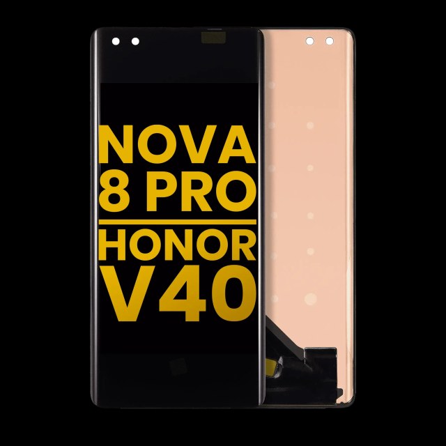 Display OLED completo senza Frame per Huawei Nova 8 Pro 4G / Nova 8 Pro 5G / Honor V40 (Refurbished) (tutti i colori)