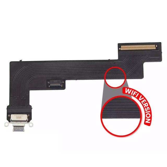 Flat connettore di ricarica per iPad Air 5 (solo WiFi) (Aftermarket Plus) (Viola)