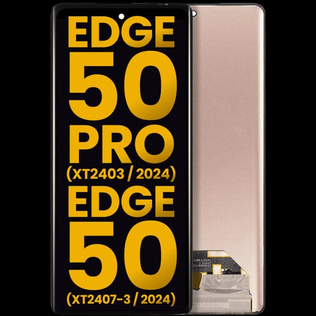 Display OLED completo senza Frame per Motorola Moto Edge 50 Pro (XT2403 / 2024) / Moto Edge 50 (XT2407-3 / 2024) (Refurbished) (tutti i colori)