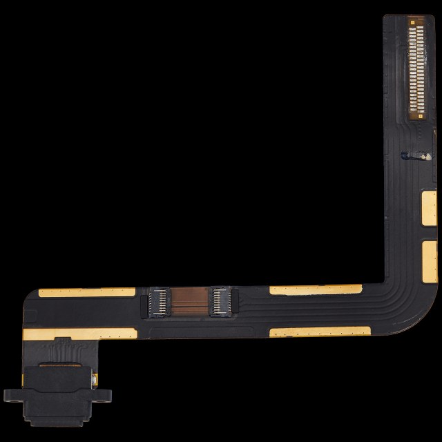 Flat connettore di ricarica per iPad 7 (2019) / iPad 8 (2020) / iPad 9 (2021) (Used Service Pack Pull: grado A) (Nero)