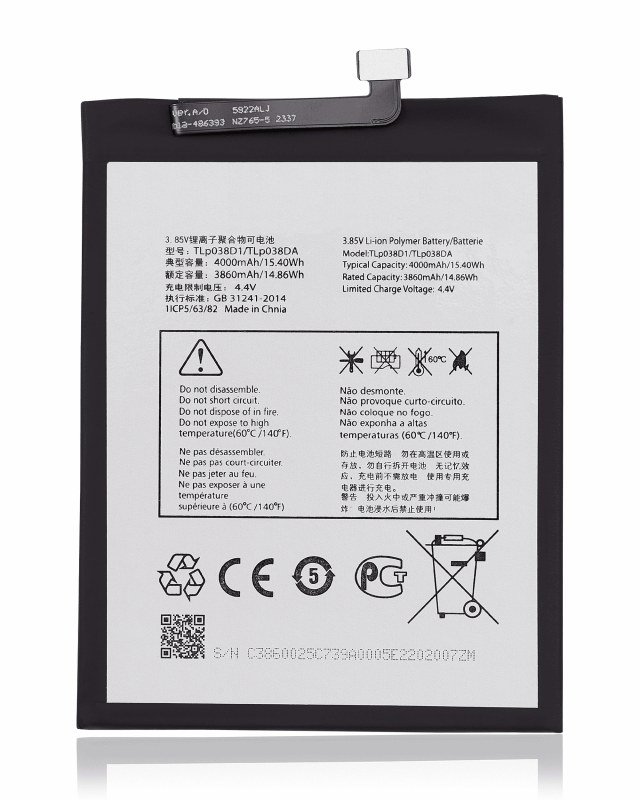 Batteria di ricambio per Alcatel 1S (5028 / 2020) (TLp038d1 / TLp038dA)
