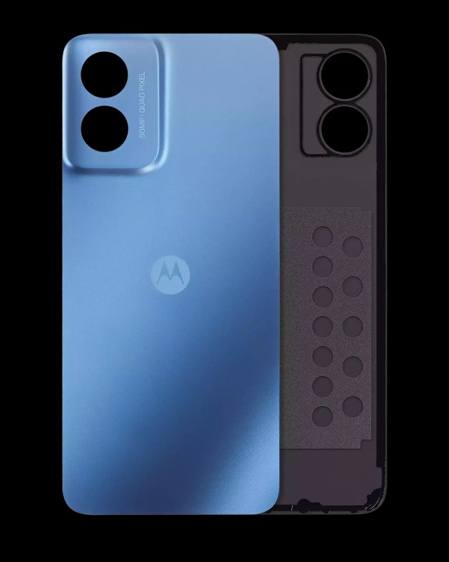 vetro cover posteriore per Motorola Moto G Play (XT2413 / 2024) (Service Pack) (Coronet Blu)