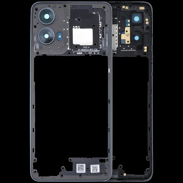 Frame centrale per Motorola Moto G 5G (XT2417 / 2024) (Service Pack) (Sedona Verde salvia)