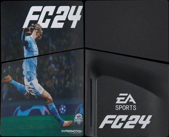 Faceplate Cover (Top e Bottom) per Sony PlayStation 5 Slim Disc Edition (EA Sport FC24 FIFA)