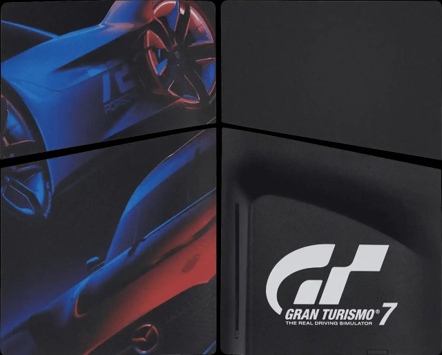 Faceplate Cover (Top e Bottom) per Sony PlayStation 5 Slim Disc Edition (Gran Turismo 7)