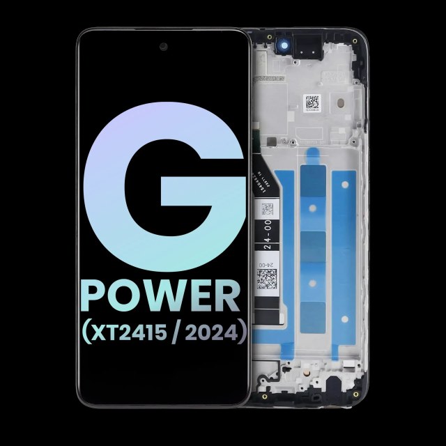 Display LCD completo con Frame per Motorola Moto G Power 5G (XT2415 / 2024) (Service Pack) (tutti i colori)