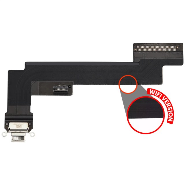 Flat connettore di ricarica per iPad Air 5 (solo WiFi) (Used Service Pack Pull: grado A) (Galassia)
