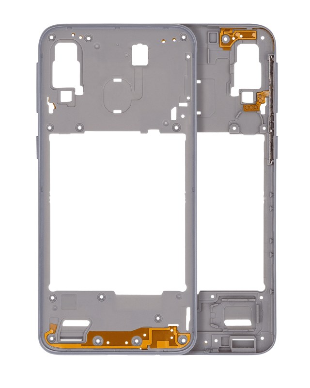 Frame centrale per Samsung Galaxy A40 (A405 / 2019) (Bianco)