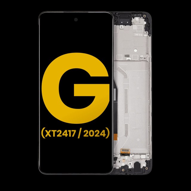 Display LCD completo con Frame per Motorola Moto G 5G (XT2417 / 2024) (Refurbished) (tutti i colori)
