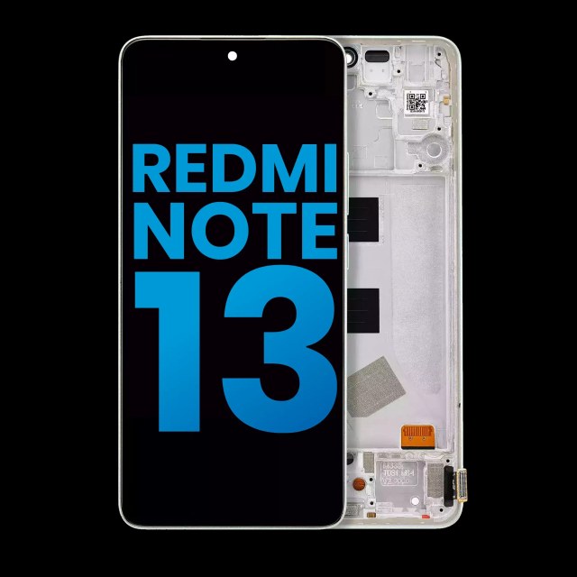 Display LCD completo con Frame per Xiaomi Redmi Note 13 4G (Aftermarket: Incell) (Mint Verde)