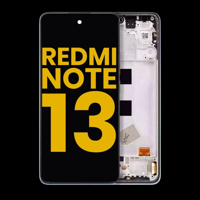 Display OLED completo con Frame per Xiaomi Redmi Note 13 4G (Refurbished) (Mezzanotte Nero)