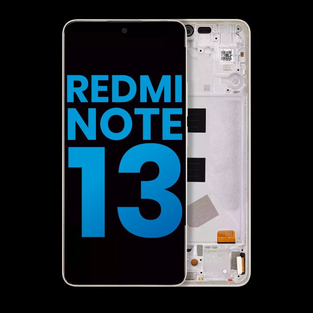 Display LCD completo con Frame per Xiaomi Redmi Note 13 4G (Aftermarket: Incell) (Ocean Sunset)