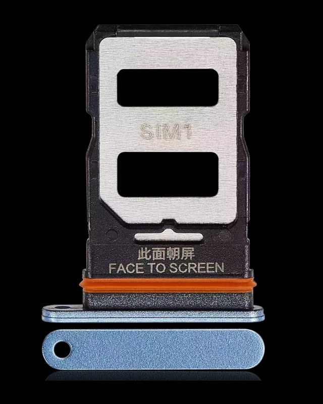 Carrellino SIM per Xiaomi Redmi Note 12 Pro Speed / Poco X5 Pro 5G(Blu)