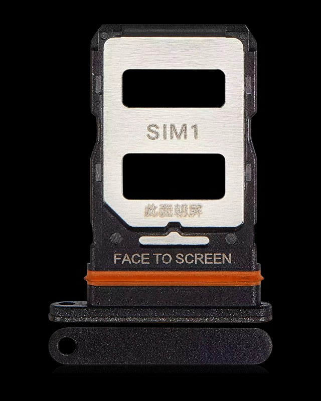 Carrellino SIM per Xiaomi Redmi Note 12 Pro Plus (Obsidian Nero)