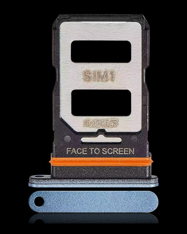 Carrellino SIM per Xiaomi Redmi Note 12 Pro Plus (Iceberg Blu)