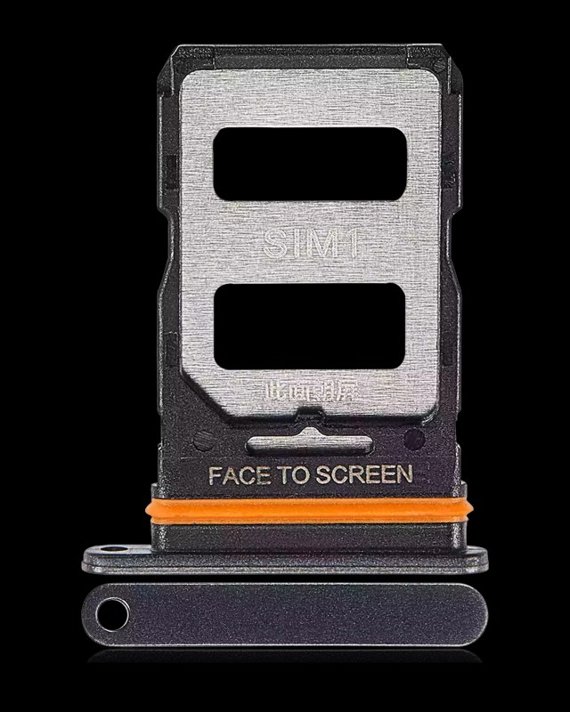 Carrellino SIM per Xiaomi Redmi Note 12T Pro / Poco X4 GT (Nero)