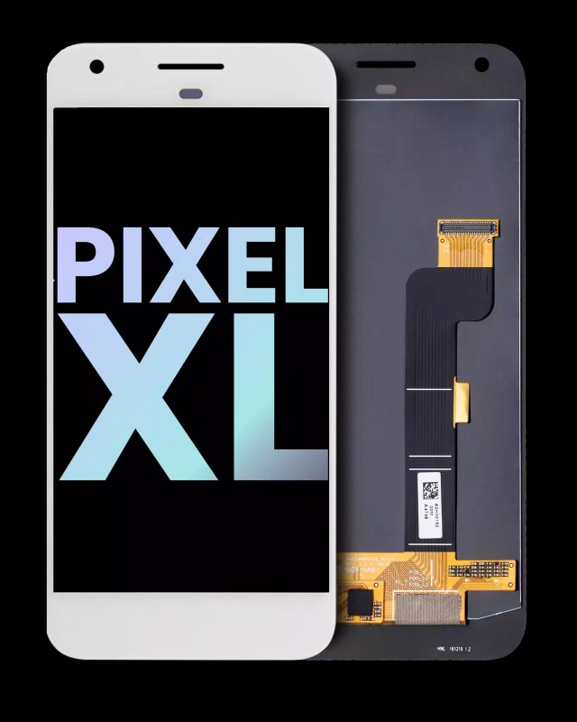 Display LCD completo senza Frame per Google Pixel XL (Service Pack) (Bianco)